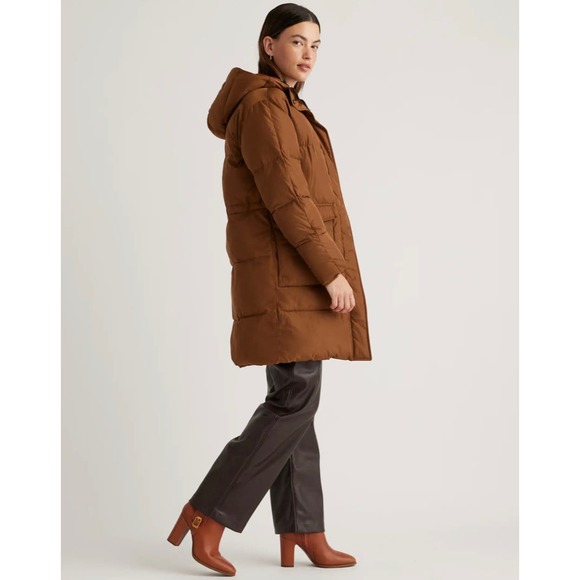 Quince Brown Puffer Jacket - Picture 5 of 13